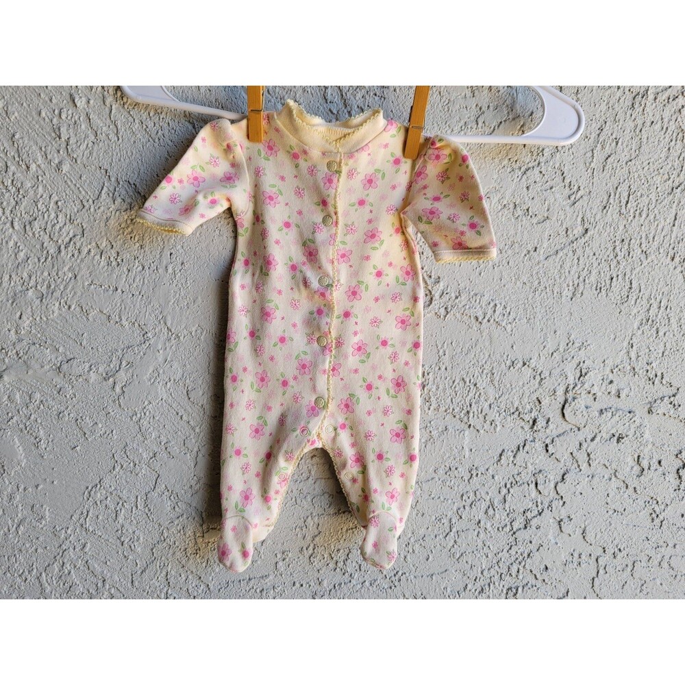 Little Me - 0-3 Months Girls Floral Design Onesie Babies